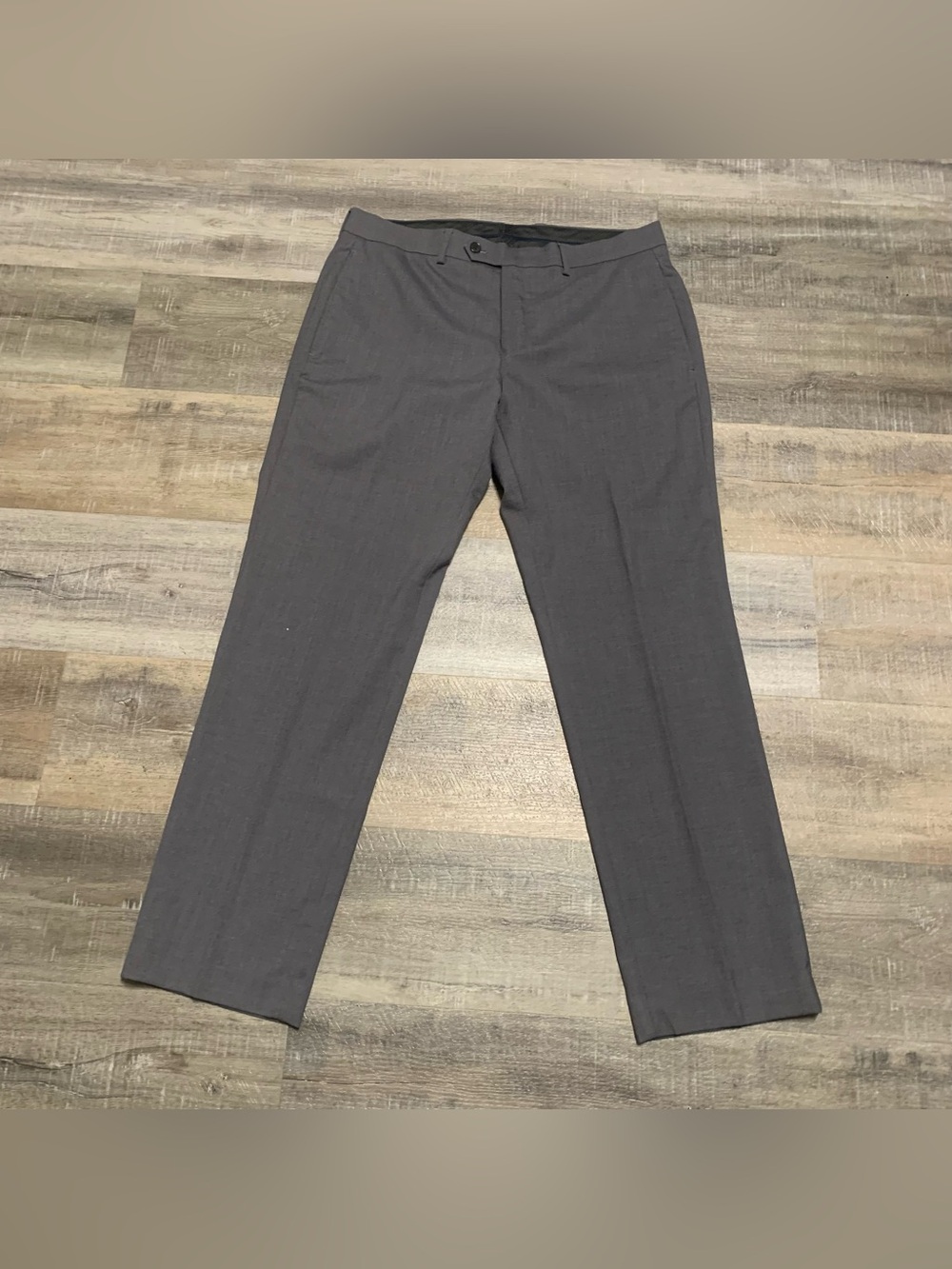 Lauren Ralph Lauren Men’s Gray Flat Front Dress Pants 34 X 30